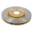 DBA 08+ EVO X Front Drilled & Slotted 4000 Series Rotor-1