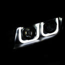 ANZO 2014-2015 Chevrolet Camaro Projector Headlights w/ U-Bar Black-7