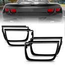 ANZO Taillight Bezels 2010-2013 Chevrolet Camaro Taillight Bezels - 4pc Flat Black-4