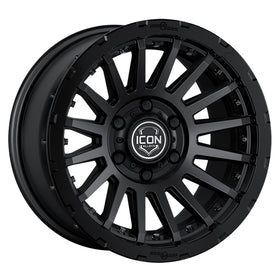 ICON Recon Pro 17x8.5 5x5 -6mm Offset 4.5in BS 71.5mm Bore Satin Black Wheel