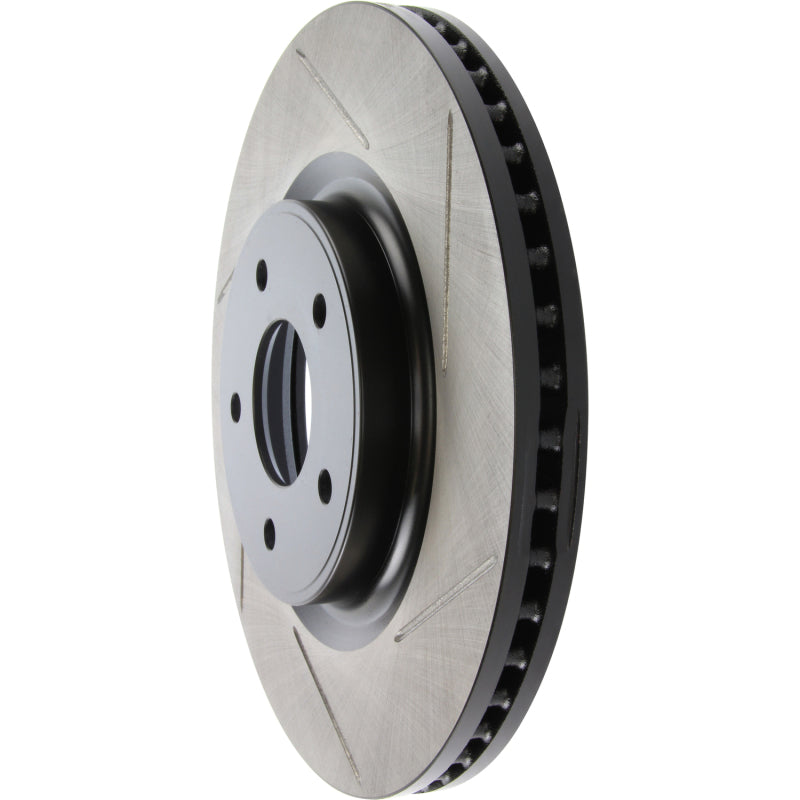 StopTech 13-15 Nissan Pathfinder Slotted Front Left Rotor - 0