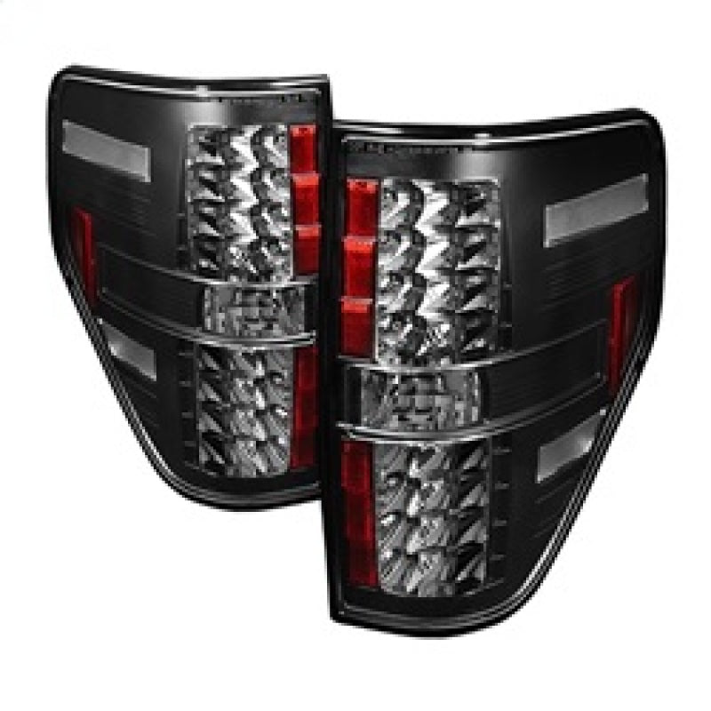 Spyder Ford F150 09-14 LED Tail Lights Black ALT-YD-FF15009-LED-BK