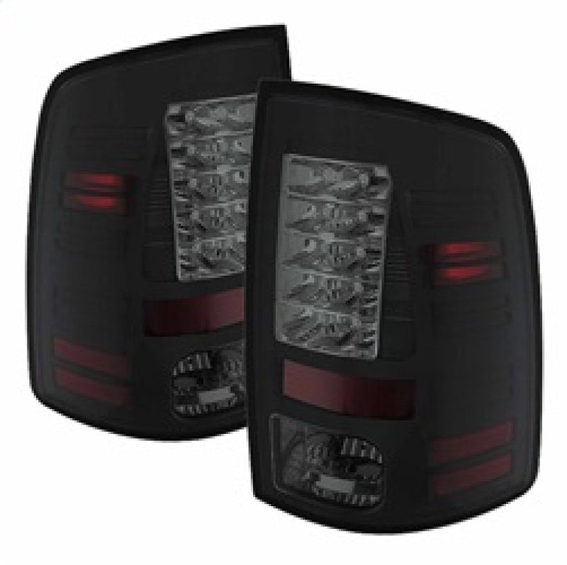 Spyder Dodge Ram 1500 09-14 LED Tail Lights Incandescent- Blk Smke ALT-YD-DRAM09-LED-BSM - 0