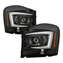 Spyder 04-06 Dodge Durango Projector Headlights - Black PRO-YD-DDU04-LB-BK-1