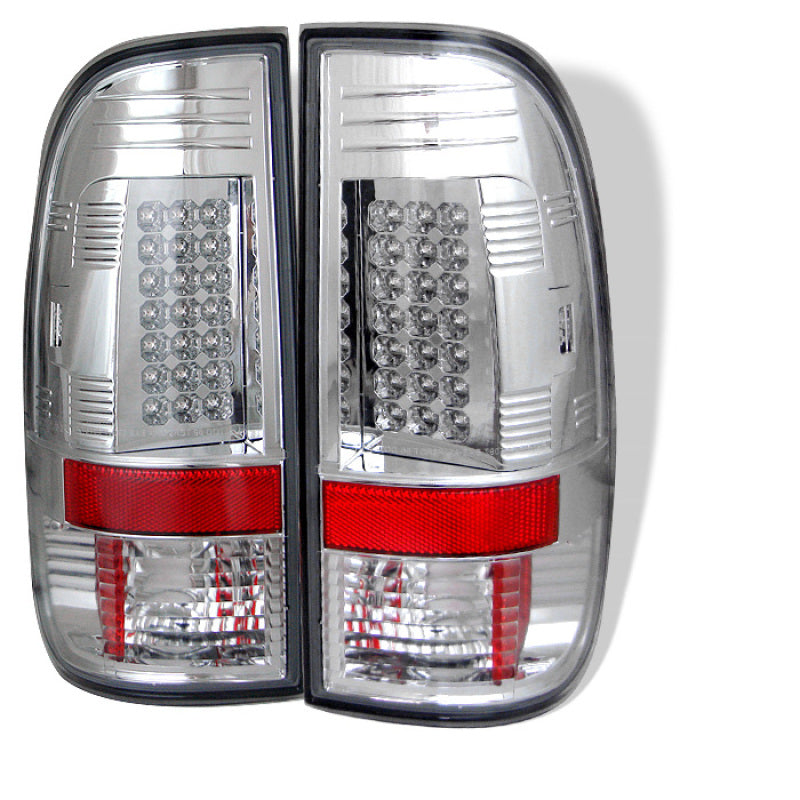 Spyder Ford F150 side 97-03/F250/350/450 Super Duty 99-07 LED Tail Lights Chrm ALT-YD-FF15097-LED-C - 0