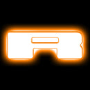 ORACLE Lighting Universal Illuminated LED Letter Badges - Matte White Surface Finish - R-1