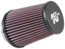 K&N Universal Rubber Filter 3in Flg 4-1/2inch OD B / 2-1/4inch H - Black Top-2
