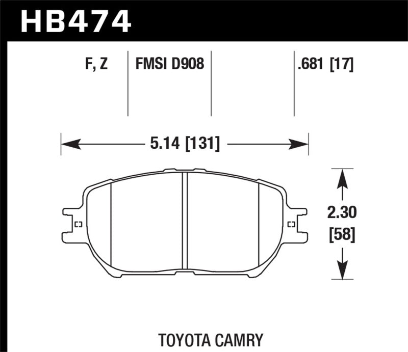 Hawk HPS Street Brake Pads - 0