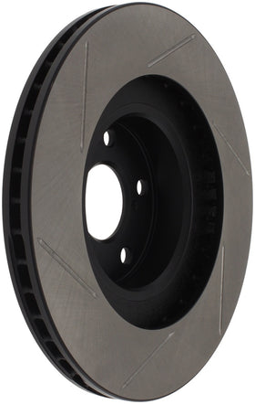 StopTech Power Slot 02-10 WRX Front Right Sportstop Slotted Rotor - 0