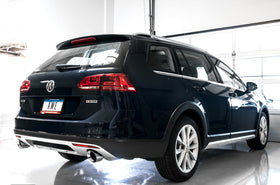 AWE Tuning VW MK7 Golf Alltrack/Sportwagen 4Motion Touring Edition Exhaust - Polished Silver Tips - 0