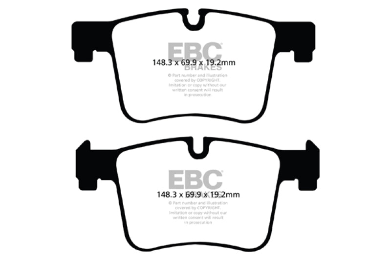 EBC 11+ BMW X3 2.0 Turbo (F25) Redstuff Front Brake Pads - 0