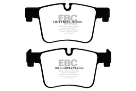 EBC 11+ BMW X3 2.0 Turbo (F25) Ultimax2 Front Brake Pads - 0