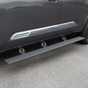 Go Rhino 23-24 Toyota Sequoia Sport Utility (Ex. Hybrid) E1 Electric Running Board Kit - Text. Black - 0