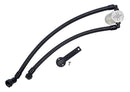 J&amp;L 2021-2024 Ram TRX 6.2L Supercharged Passenger Side Oil Separator 3.0 - Clear Anodized-1