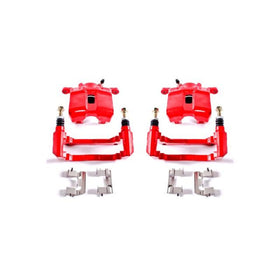 Power Stop 01-03 Acura CL Front Red Calipers w/Brackets - Pair