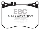 EBC 14+ Mercedes-Benz S550 4.7 Twin Turbo AMG Sport Pkg Yellowstuff Front Brake Pads-3