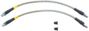 StopTech Porsche 911 Carrera 2 NT 996/997 Front OR Rear Stainless Steel Brake Line Kit-4