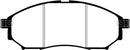 EBC 08-13 Infiniti EX35 3.5 Redstuff Front Brake Pads-1