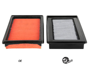 aFe Magnum FLOW Pro DRY S OE Replacement Filter (Pair) 14-19 Infiniti Q50 V6 3.5L/3.7L - 0