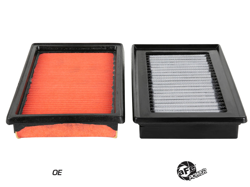 aFe Magnum FLOW Pro DRY S OE Replacement Filter (Pair) 14-19 Infiniti Q50 V6 3.5L/3.7L - 0