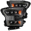 AlphaRex 17-20 Ford Raptor NOVA LED Proj Headlights Plank Style Alpha Black w/Activ Light/Seq Signal-4