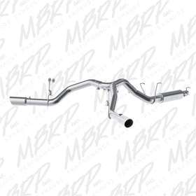 MBRP 14-16 Ram 2500 6.4L 4in AL Dual Side Split Outlet Cat Back Exhaust - 0