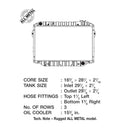 CSF 93-97 Toyota Land Cruiser 4.5L Heavy Duty 3 Row All Metal Radiator-5