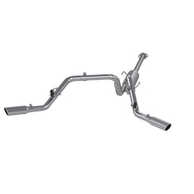 MBRP 05-13 Toyota Tacoma 4.0L EC/CC Dual Split Side T409 Cat Back Exhaust - 0