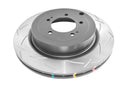 DBA 08-15 Mitsubishi Evolution X Rear Slotted 4000 Series Rotor-4