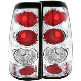 ANZO 1999-2002 Chevrolet Silverado 1500 Taillights Chrome - 0