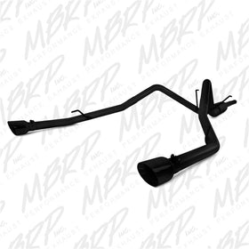 MBRP 09-14 Dodge Ram 1500 5.7L Cat-Back Dual Split Rear (Through Stock Bumper) AL - Black - 0