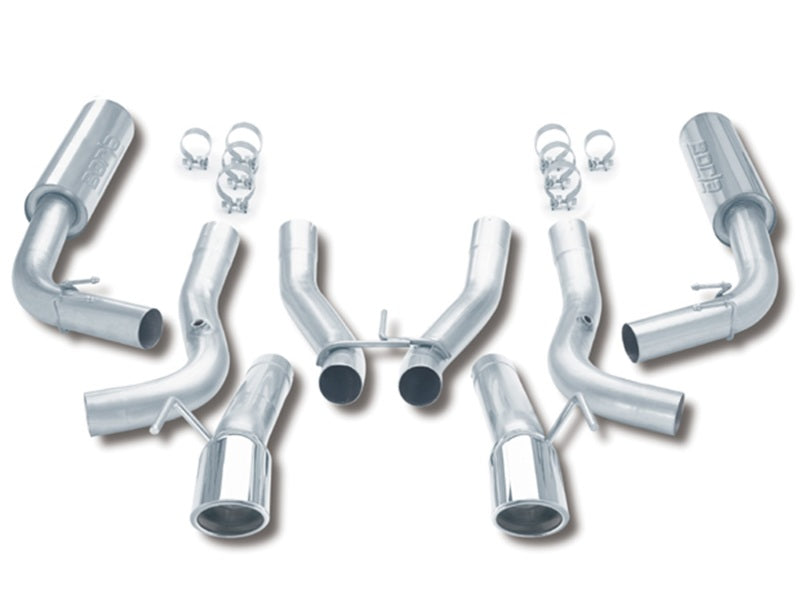 Borla 96-02 Viper GTS/R/T-10 Coupe/Convertible 2dr w/ 2.5in Inlets SS Catback Exhaust System - 0