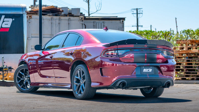 Borla 19-23 Dodge Charger GT 3.6L V6 RWD ATAK Catback Exhaust - Black Chrome Tips - 0