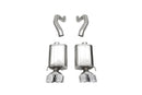 Corsa 06-13 Chevy Corvette C6 Z06 7.0L / 09-13 ZR1 6.2L Polished Axle-Back Exhaust w/4.5in Twin Tips-1