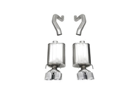 Corsa 06-13 Chevy Corvette C6 Z06 7.0L / 09-13 ZR1 6.2L Polished Axle-Back Exhaust w/4.5in Twin Tips