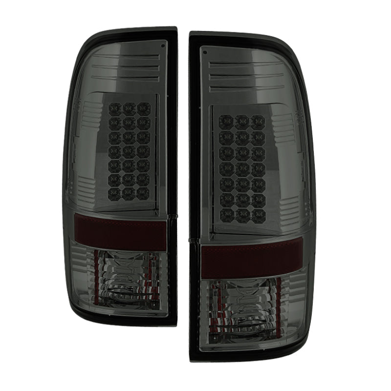 Spyder Ford Super Duty 08-15 LED Tail Lights Smoke ALT-YD-FS07-LED-SM - 0