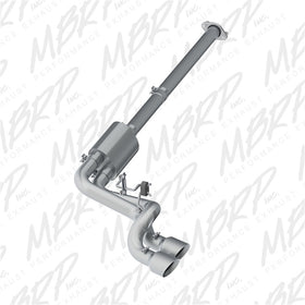 MBRP 09-14 Ford F150 Pre-Axle 4.5in OD Tips Dual Outlet 3in AL Cat Back - 0