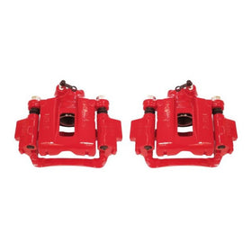 Power Stop 03-09 Toyota 4Runner Rear Red Calipers w/Brackets - Pair