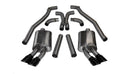 Corsa 2012-2015 Chevrolet Camaro Coupe ZL1 6.2L V8 Black Sport Cat-Back + XO Exhaust-2