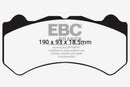 EBC 08-11 Nissan GT-R (R35) 3.8 Twin Turbo (Cast Iron Rotors) Yellowstuff Front Brake Pads-2