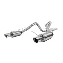 MBRP 11-14 Ford Mustang GT 5.0L Dual Split Rear Street Version T409 3in Cat Back Exhaust System-1
