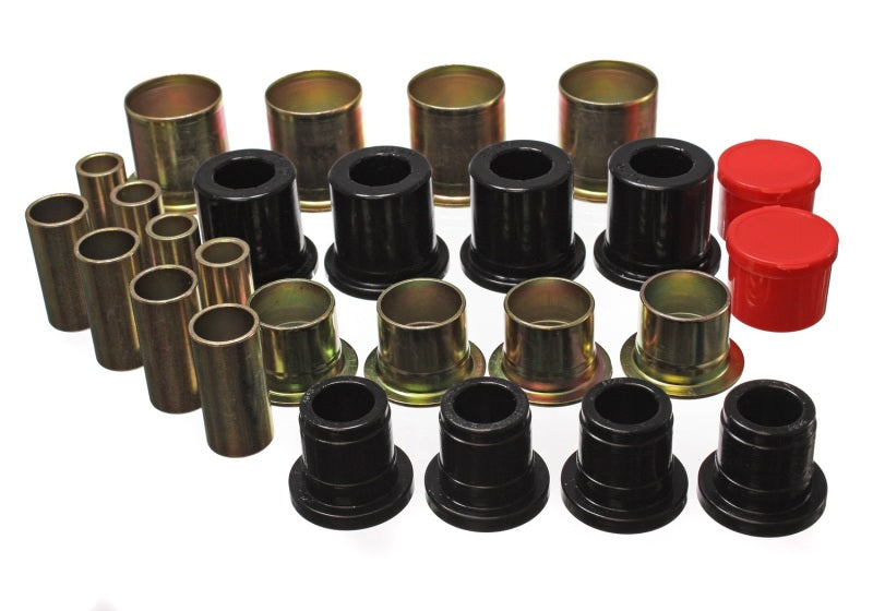 Energy Suspension 73-91 Ford K-5 Blazer/Denali XL/Suburban/Yukon Black Front Control Arm Bushing Set - 0