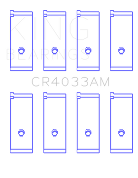 King Acura SOHC 16 Valve/Honda SOHC 16 Valve/DOHC 16 Valve Rod Bearing Set - Size STD