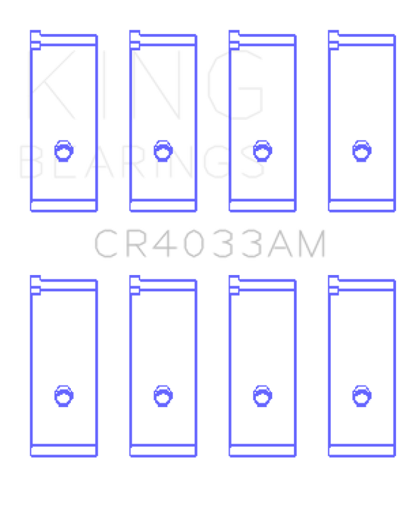 King Acura SOHC 16 Valve/Honda SOHC 16 Valve/DOHC 16 Valve Rod Bearing Set - Size STD