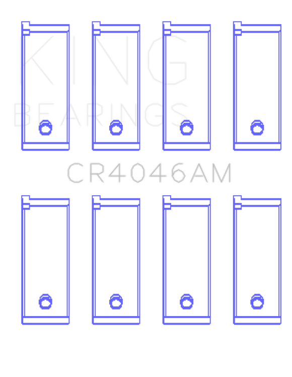 King Engine Bearings Acura D16A1 Rod Bearing Set - Size STD