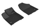 3D MAXpider 2017-2020 Honda Ridgeline Kagu 1st Row Floormat - Black-1