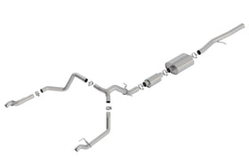 Borla 19 Chevrolet Silverado/GMC Sierra 1500 6.2L SS (S-Type) Catback Exhaust w/ Factory Tips