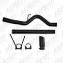 MBRP 10-12 Dodge 2500/3500 Cummins 6.7L Filter Back Single Side Black Coated Exhaust System-5