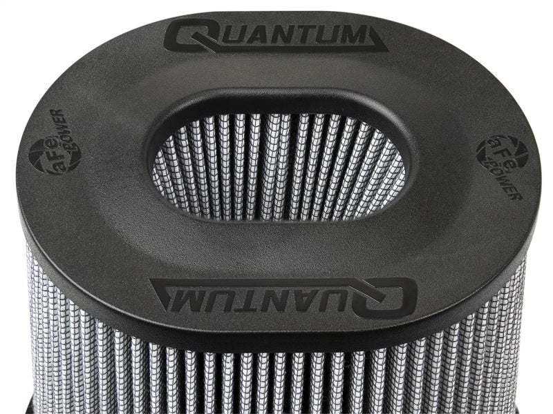 aFe Quantum Pro DRY S Air Filter Inverted Top - 5in Flange x 8in Height - Dry PDS - 0