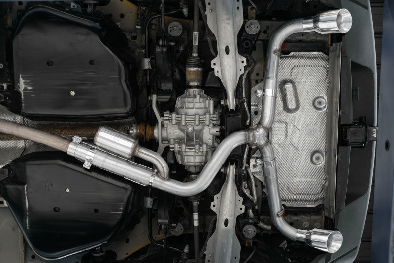 MBRP 2021+ Ford Bronco Sport (1.5L / 2.0L EcoBoost) 2.5in Res-Back Exhaust - Dual Rear - Alum. Steel - 0